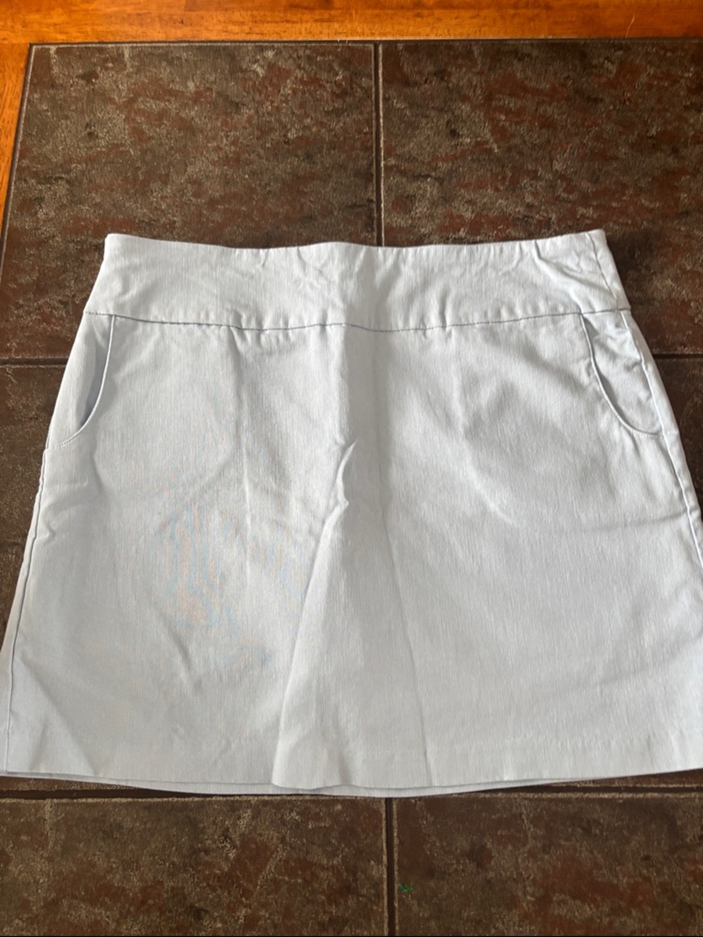 Zac & Rachel Petite Pale Blue Skirt/ Skort